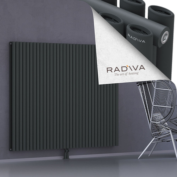 Tano Aluminium Radiator 1500x1906 Dark Anthracite Bottom Middle 50mm