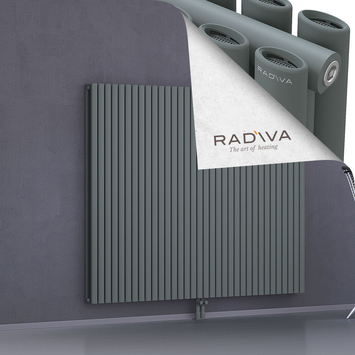 Tano Aluminium Radiator 1500x1964 Anthracite Bottom Middle 50mm