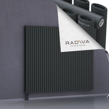 Tano Aluminium Radiator 1500x2022 Dark Anthracite Bottom Left 50mm