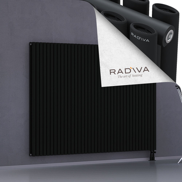 Tano Aluminium Radiator 1500x2196 Black Bottom Right 50mm