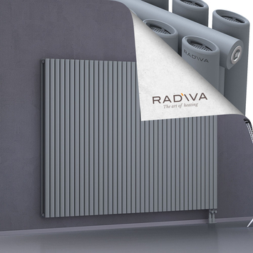 Tano Aluminium Radiator 1500x2196 Grey Bottom Right 50mm