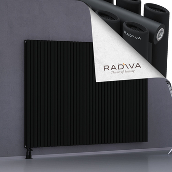 Tano Aluminium Radiator 1500x2254 Black Bottom Left 50mm