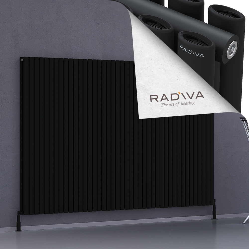 Tano Aluminium Radiator 1500x2428 Black - 1