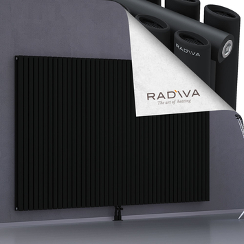 Tano Aluminium Radiator 1500x2486 Black Bottom Middle 50mm