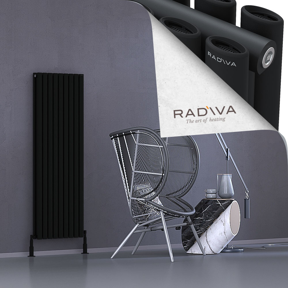 Tano Aluminium Radiator 1500x514 Black - 1