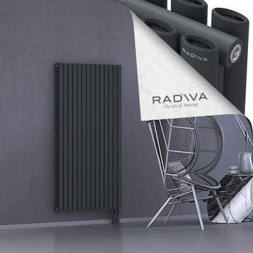 Tano Aluminium Radiator 1500x804 Dark Anthracite Bottom Right 50mm