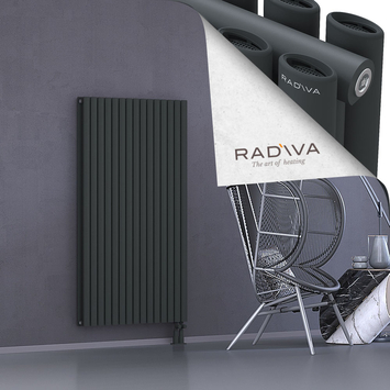 Tano Aluminium Radiator 1500x862 Dark Anthracite Bottom Right 50mm