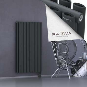 Tano Aluminium Radiator 1500x920 Dark Anthracite Bottom Right 50mm