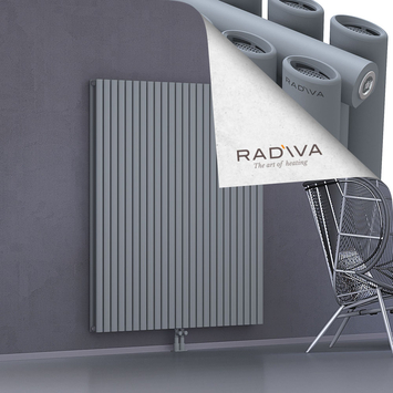 Tano Aluminium Radiator 1600x1384 Grey Bottom Middle 50mm