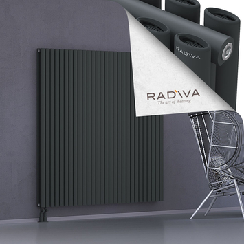 Tano Aluminium Radiator 1600x1616 Dark Anthracite Bottom Left 50mm