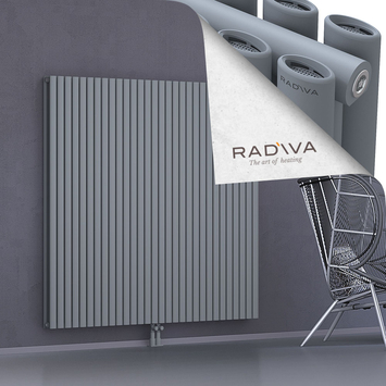 Tano Aluminium Radiator 1600x1732 Grey Bottom Middle 50mm