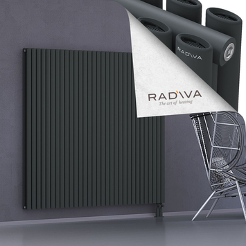 Tano Aluminium Radiator 1600x1790 Dark Anthracite Bottom Right 50mm
