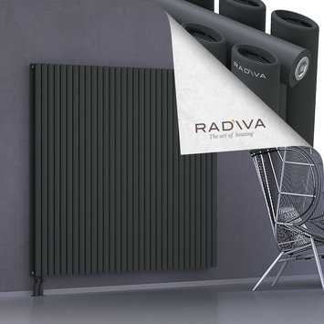 Tano Aluminium Radiator 1600x1790 Dark Anthracite Bottom Left 50mm