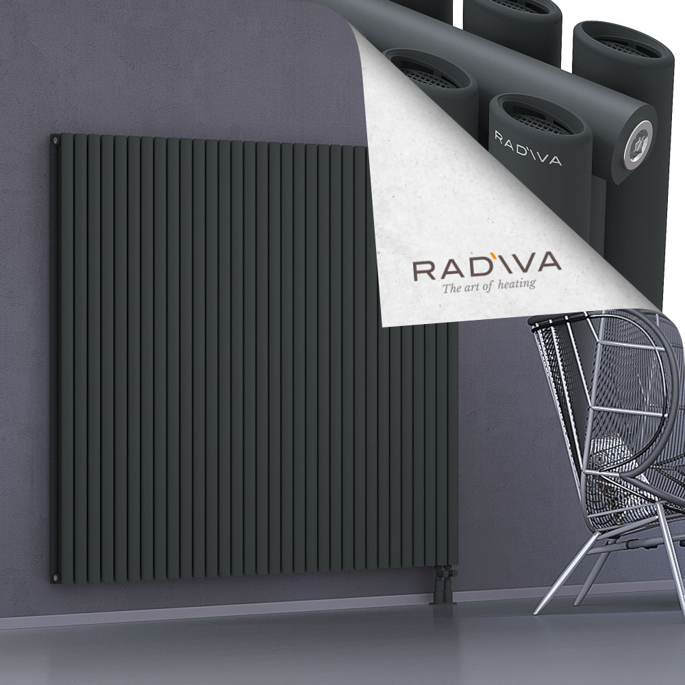 Tano Aluminium Radiator 1600x1848 Dark Anthracite - 3
