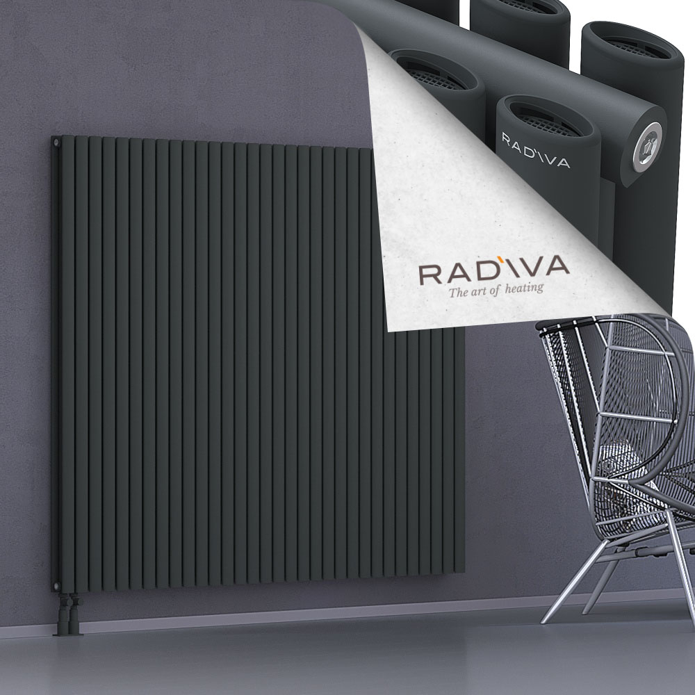 Tano Aluminium Radiator 1600x1848 Dark Anthracite - 4