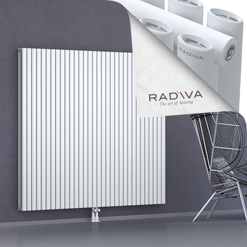 Tano Aluminium Radiator 1600x1848 White Bottom Middle 50mm