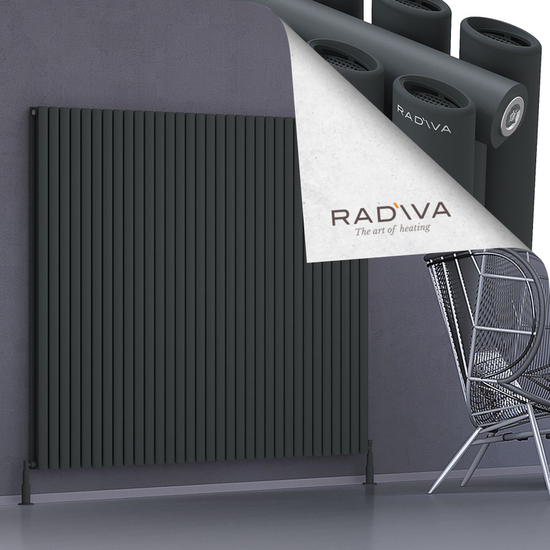 Tano Aluminium Radiator 1600x1906 Dark Anthracite 