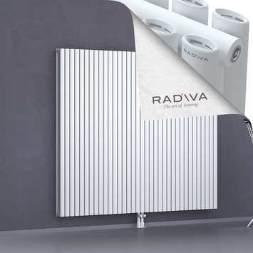 Tano Aluminium Radiator 1600x2022 White Bottom Middle 50mm