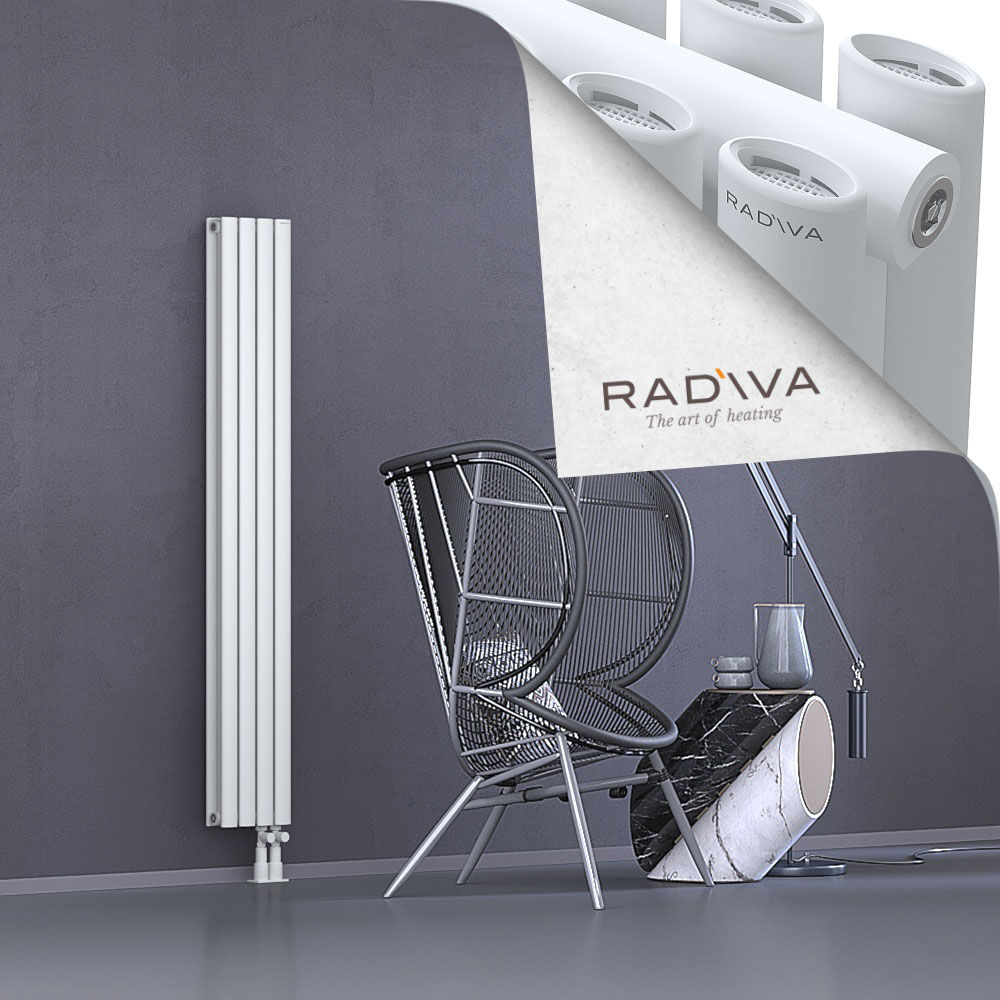 Tano Aluminium Radiator 1600x224 White - 3
