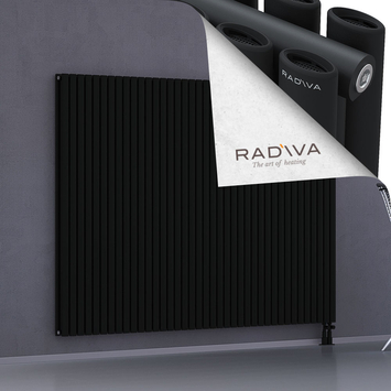 Tano Aluminium Radiator 1600x2254 Black Bottom Right 50mm