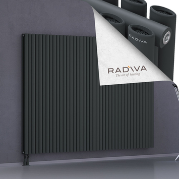 Tano Aluminium Radiator 1600x2312 Dark Anthracite Bottom Left 50mm