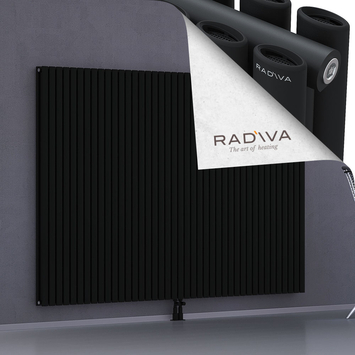 Tano Aluminium Radiator 1600x2370 Black Bottom Middle 50mm