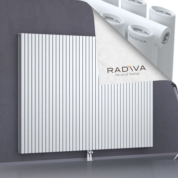Tano Aluminium Radiator 1600x2370 White Bottom Middle 50mm