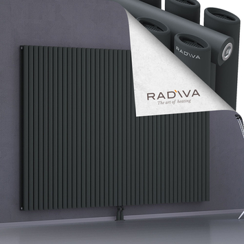 Tano Aluminium Radiator 1600x2428 Dark Anthracite Bottom Middle 50mm