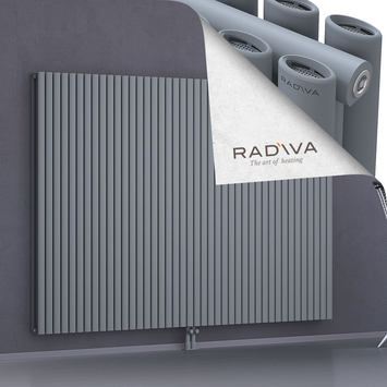 Tano Aluminium Radiator 1600x2428 Grey Bottom Middle 50mm