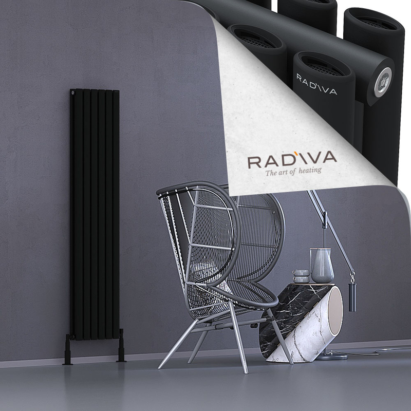Tano Aluminium Radiator 1600x340 Black 