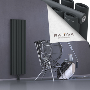 Tano Aluminium Radiator 1600x514 Dark Anthracite Bottom Middle 50mm