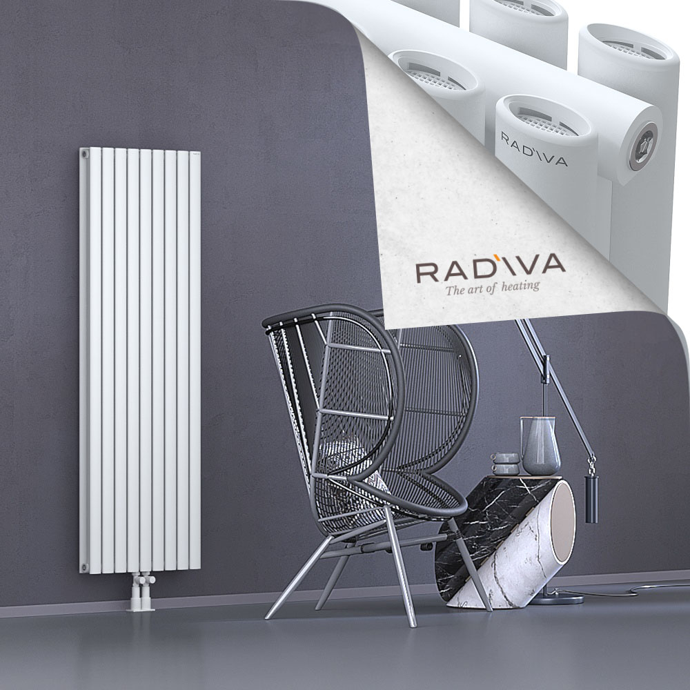 Tano Aluminium Radiator 1600x514 White - 2