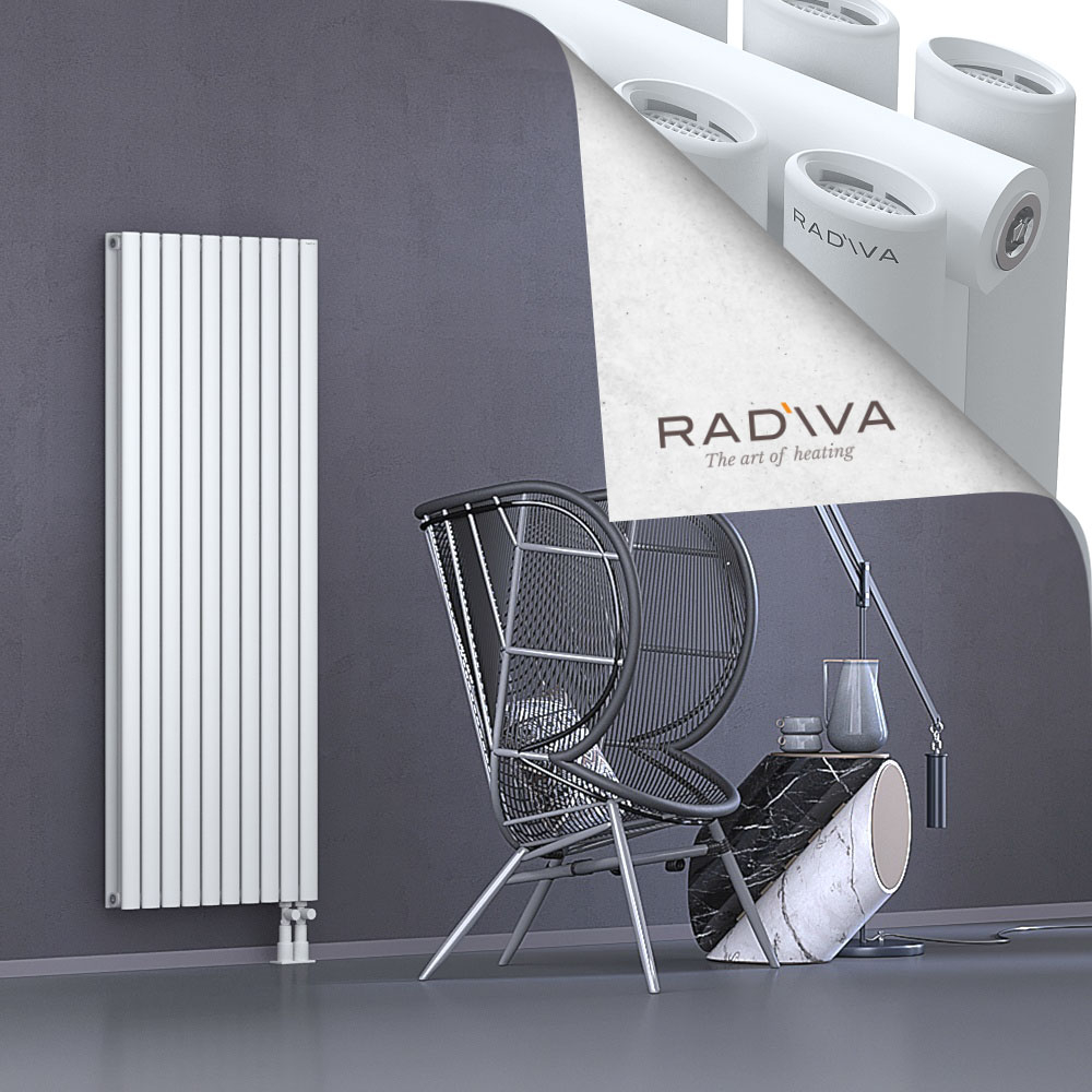 Tano Aluminium Radiator 1600x572 White - 3