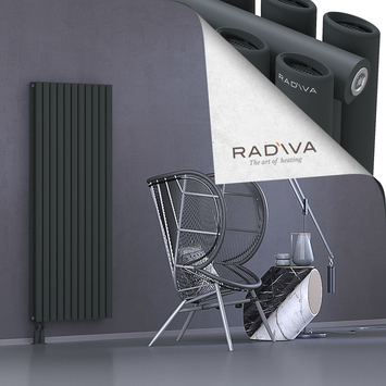 Tano Aluminium Radiator 1600x630 Dark Anthracite Bottom Left 50mm