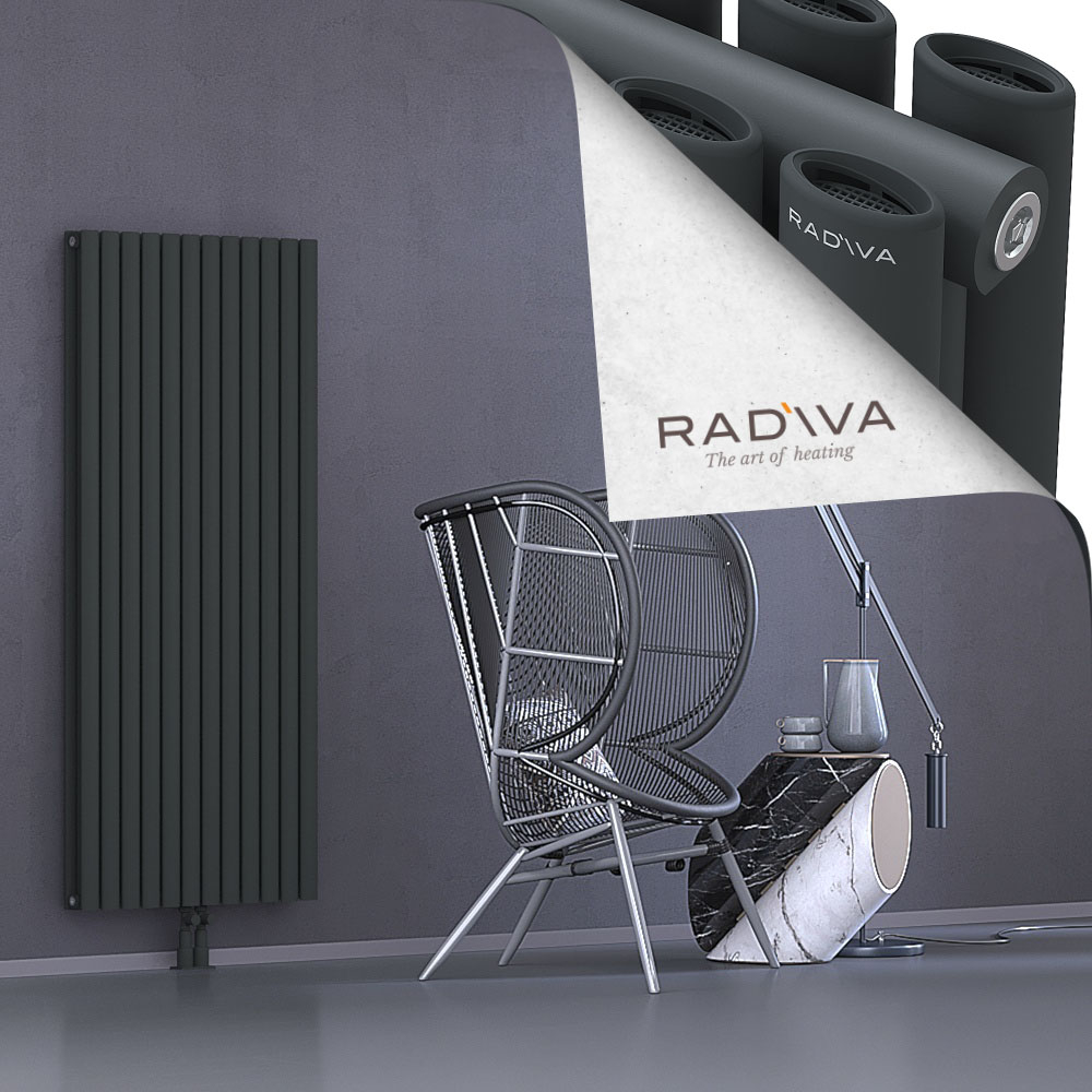Tano Aluminium Radiator 1600x688 Dark Anthracite - 2