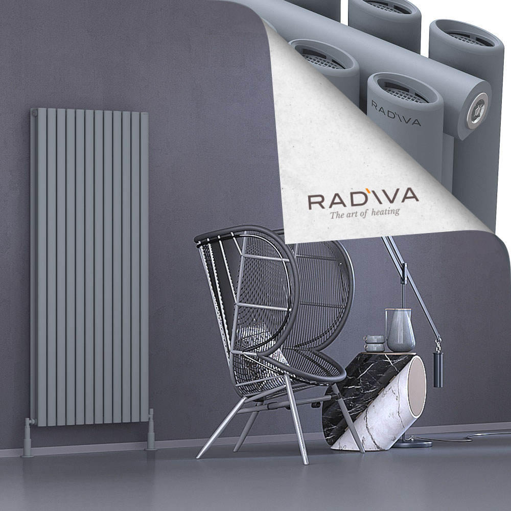 Tano Aluminium Radiator 1600x688 Grey - 1