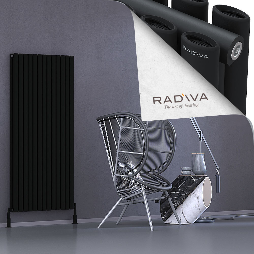 Tano Aluminium Radiator 1600x746 Black - 1