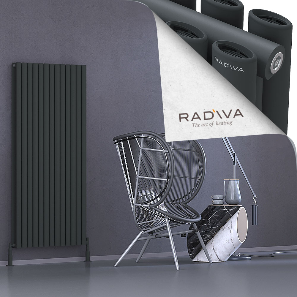 Tano Aluminium Radiator 1600x746 Dark Anthracite - 1