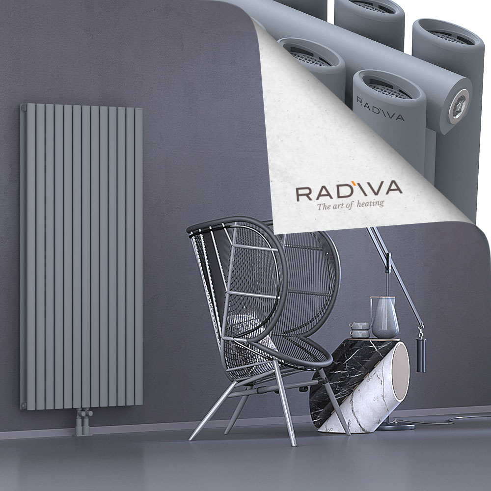 Tano Aluminium Radiator 1600x746 Grey - 2