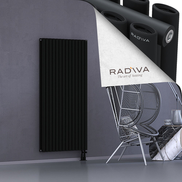 Tano Aluminium Radiator 1600x804 Black Bottom Right 50mm