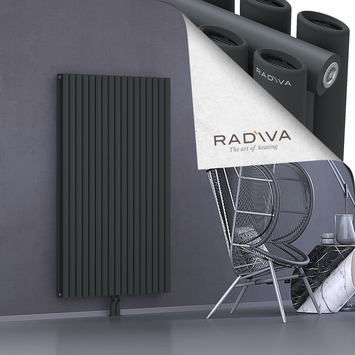 Tano Aluminium Radiator 1600x978 Dark Anthracite Bottom Middle 50mm