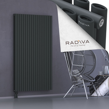 Tano Aluminium Radiator 1800x1094 Dark Anthracite Bottom Left 50mm