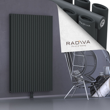Tano Aluminium Radiator 1800x1210 Dark Anthracite Bottom Middle 50mm