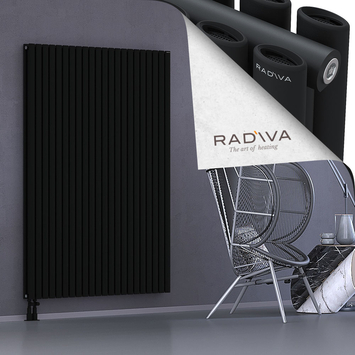 Tano Aluminium Radiator 1800x1268 Black Bottom Left 50mm