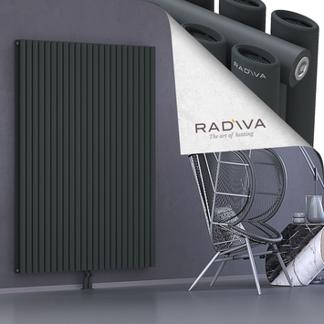 Tano Aluminium Radiator 1800x1326 Dark Anthracite Bottom Middle 50mm