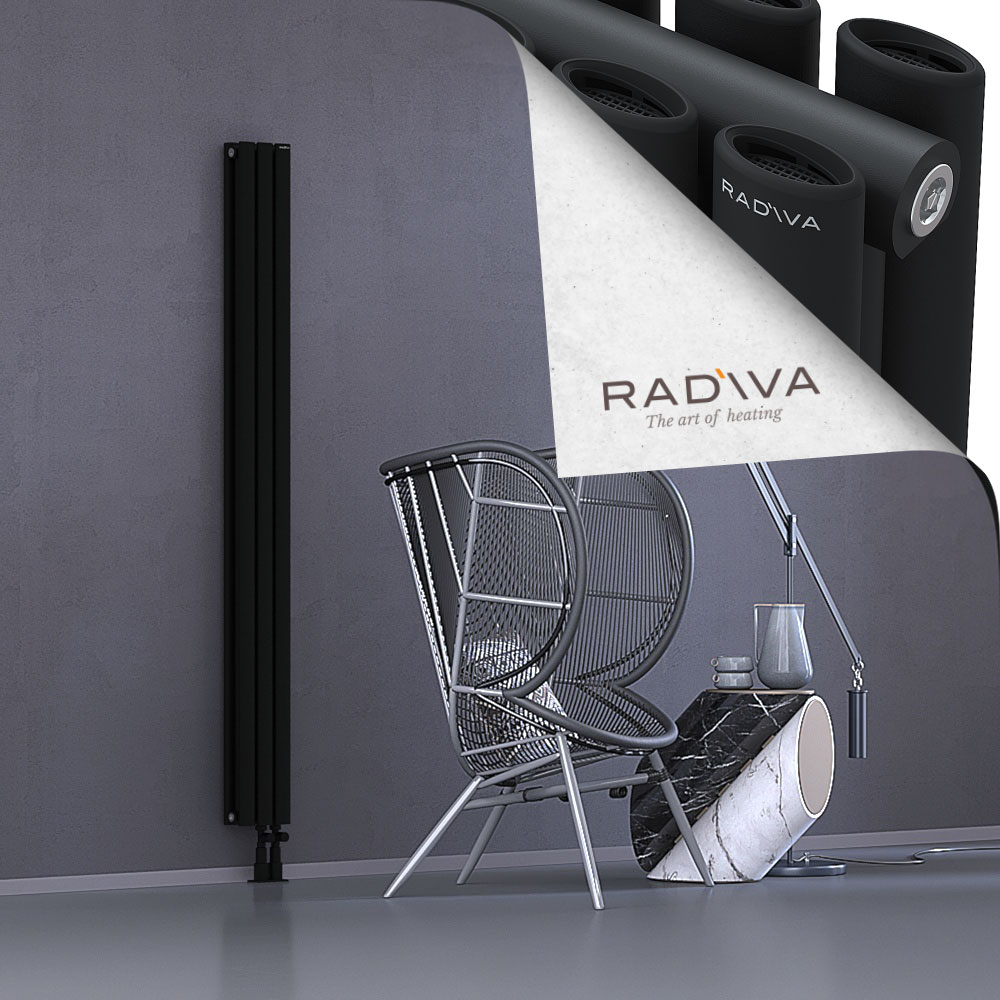 Tano Aluminium Radiator 1800x166 Black - 3