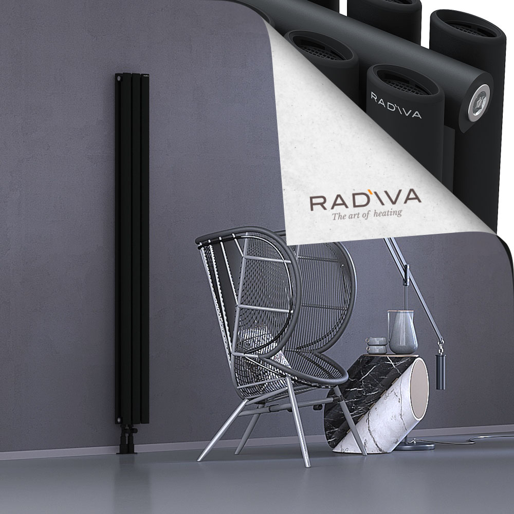 Tano Aluminium Radiator 1800x166 Black - 4