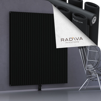 Tano Aluminium Radiator 1800x1790 Black Bottom Middle 50mm