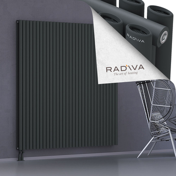 Tano Aluminium Radiator 1800x1790 Dark Anthracite Bottom Left 50mm
