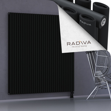 Tano Aluminium Radiator 1800x1848 Black Bottom Right 50mm